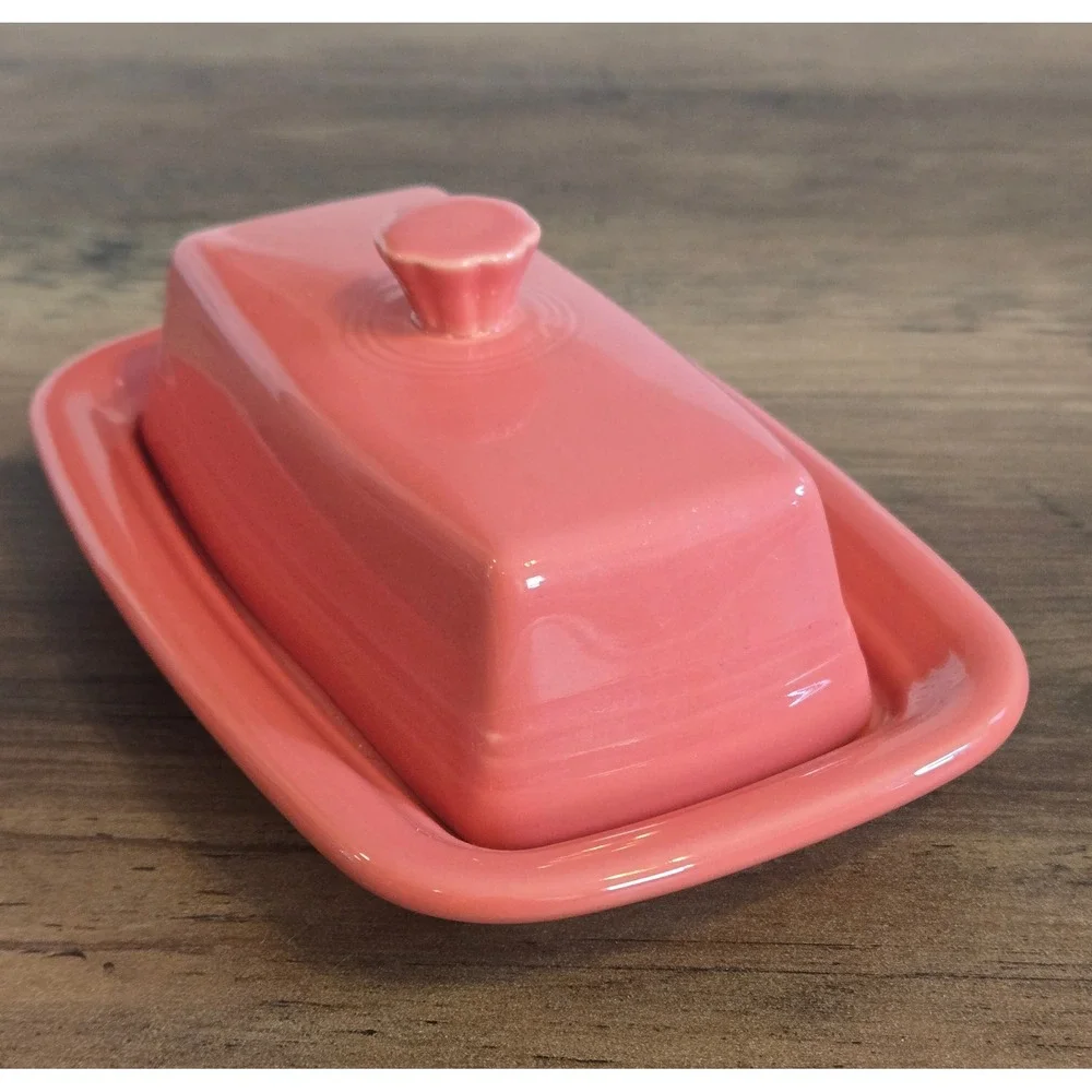 Fiesta butter dish